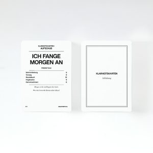 Klarheitskarten I — Selbstbetrug